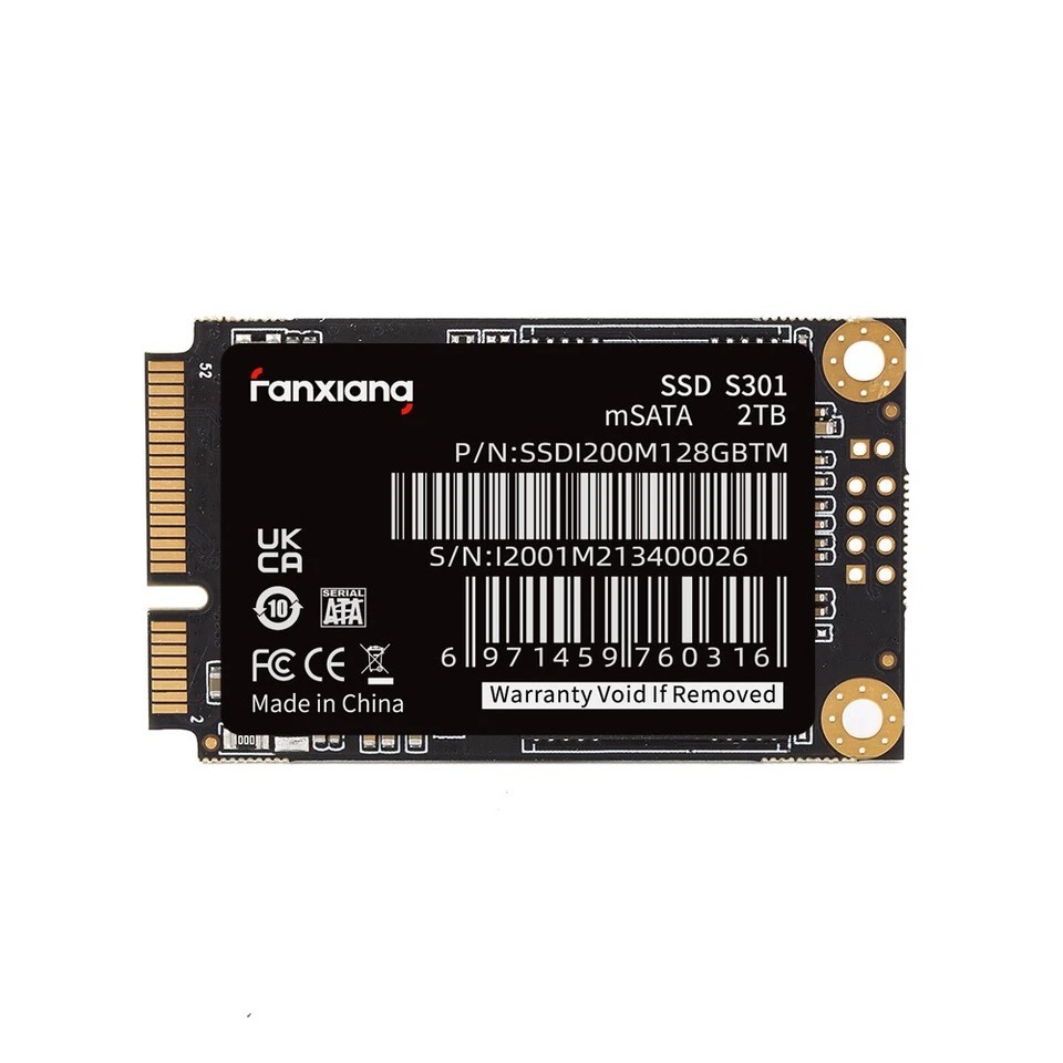 Fanxiang mSATA SSD 256GB 512GB 1TB 2TB Interne Festplatten Solid State Drives