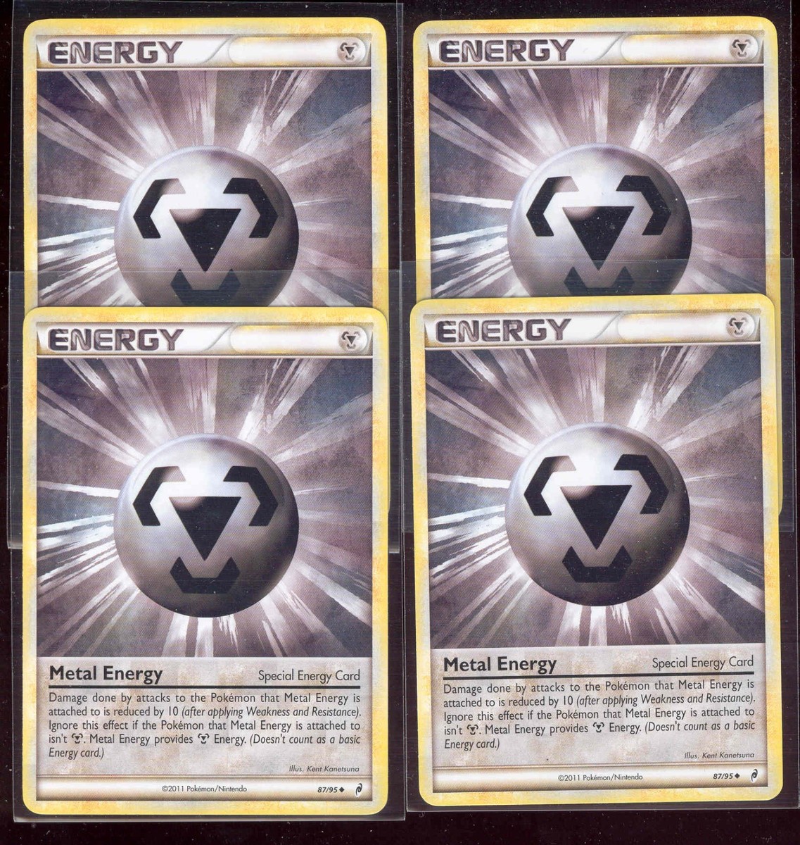 list of metal pokemon cards Pokemon METAL ENERGY 87/95 HGSS Call of Legends - - MINT 4X