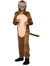 Kids Leopard Jumpsuit with Mask Rubie s Child Costume Hooded w/ Tail