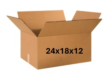 24" x 18" x 12" CARDBOARD BOX - 200 lb - SINGLE BOX
