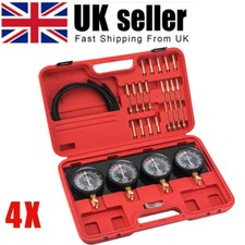 4X Motorcycle Carb Carburetor Vacuum Synchronizer Gauges Tool Balancer Gauge Kit