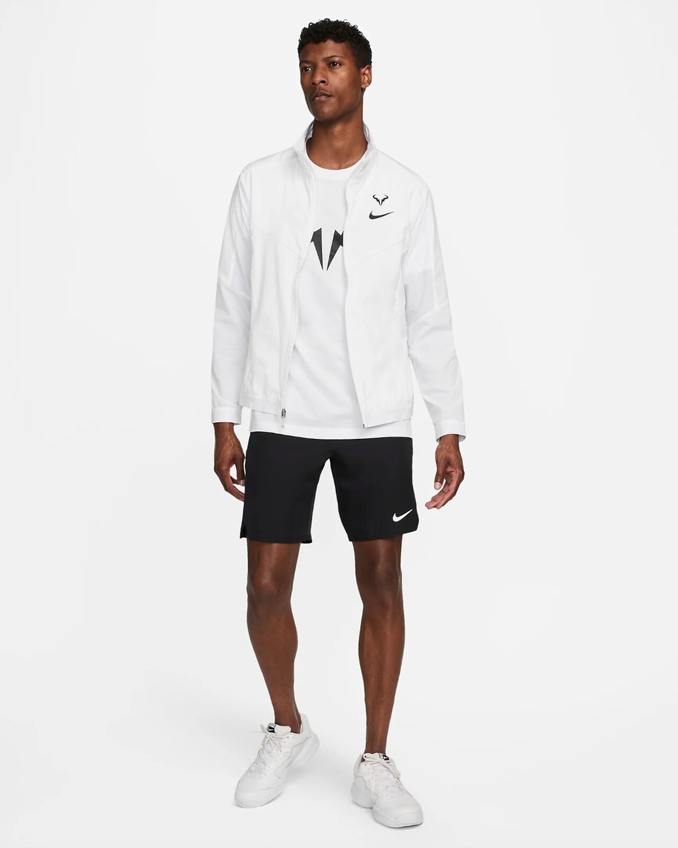 Nike Court Rafa Men's Dri-FIT Tennis Jacket Full Zip White