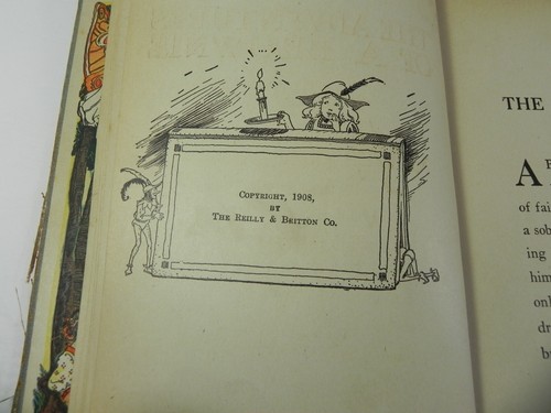 Antique Rare The Adventures Of A Brownie 1908 Reilly Britton Co Hard Cover Book - Picture 4 of 6