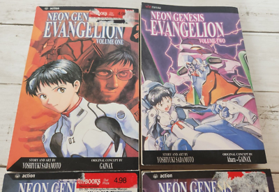 Neon Genesis Evangelion Volumes One - Four Books Sadamoto | eBay