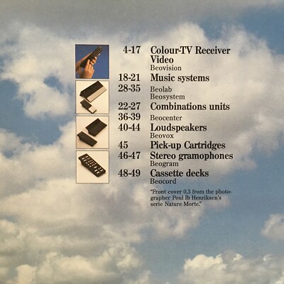Ｂang & Olufsen カタログ　パンフレット　CD 1枚 3dafcbecb9a3b73c0b8ec6bbfe262c