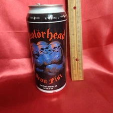 Motorhead Iron Fist  - Ale Beer Empty Can