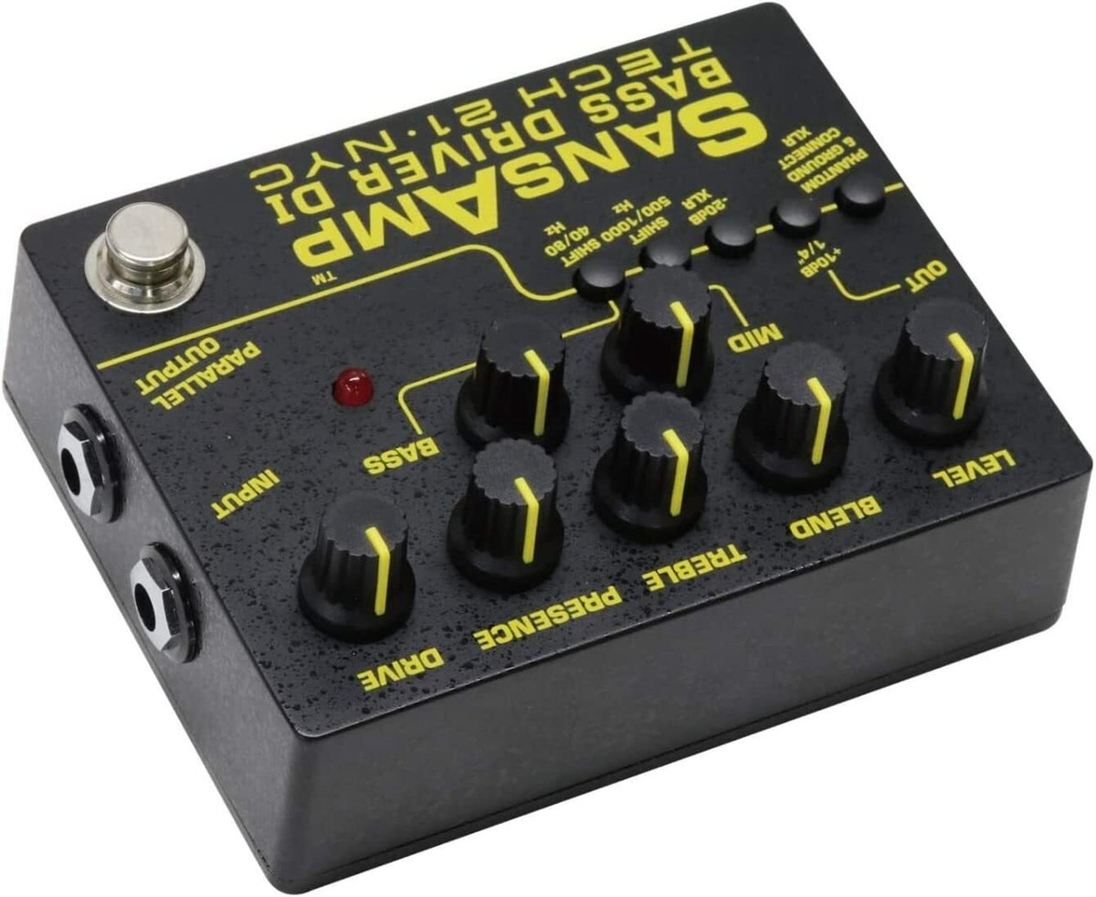 Tech 21 BSDR-V2 DI Bass Pedal w/Bonus Patch Cord & LuluRock Pick