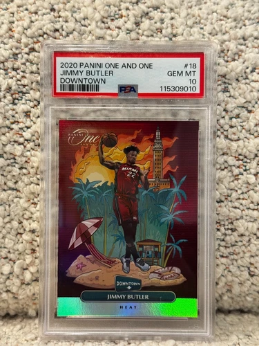 Jimmy Butler Downtown 2020 Panini One And One #18