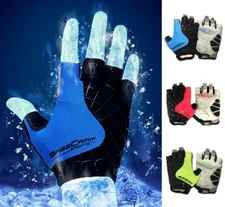 MTB Road Bike racing Half Finger Glove Cycling Short Gloves M L XL