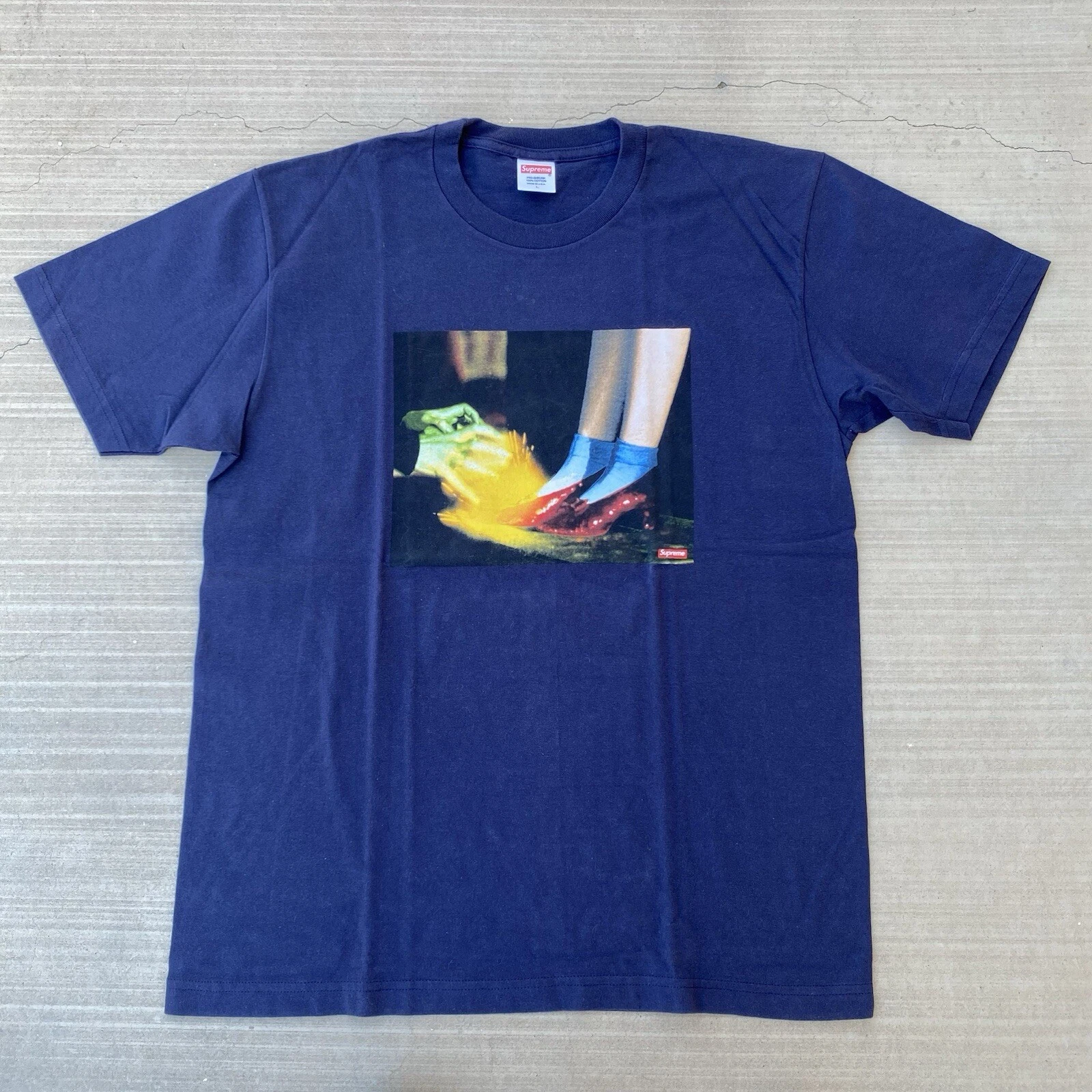 T shirt Supreme Wizard Of Oz Dorothy bleu marine 2013