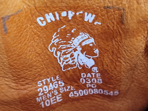 Vintage Chippewa Boots Leather Cowboy Western Boots 29465 Vibram Mens 10 EE - Picture 9 of 11