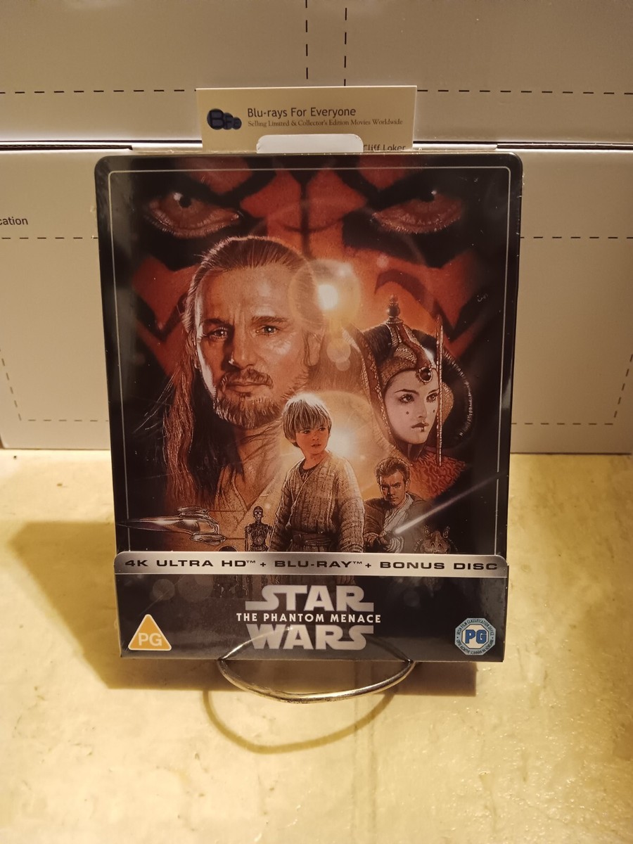 Star Wars The Phantom Menace 4K SteelBook Blu-ray [1999](UK) Zavvi