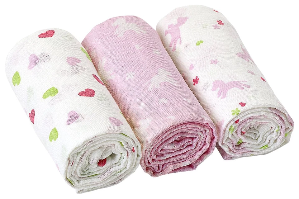 Sterntaler Mulltuch-Set (3 Stück) Pferde 1051782 Neu