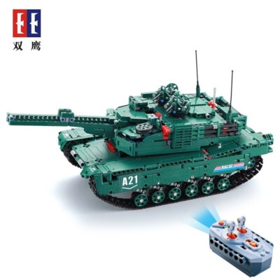 CaDA 2in1 M1A2 Abrams U.S. Main Battle Tank 2 in 1 Remote Controlled Brick Set