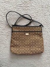 COACH F36182 signature shoulder bag brown