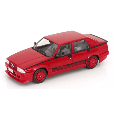 ALFA ROMEO 75 TURBO EVOLUZIONE 1987 RED 1:18 Modelcargroup Auto Stradali -D- Neu