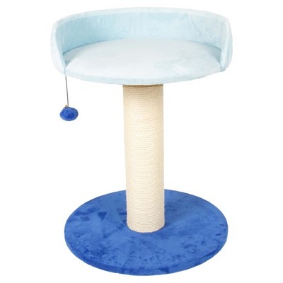 Europet Bernina Kratzbaum Berry Breeze blau für Katzen Spielzeug Entspannung