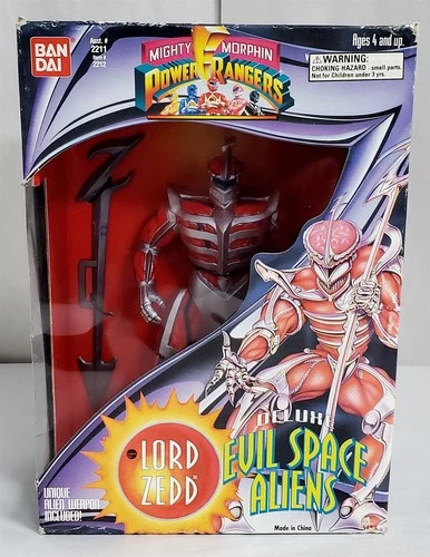 D-157 VINTAGE 1994 BANDAI POWER RANGERS DELUXE EVIL SPACE ALIENS LORD ZEDD-MOC!