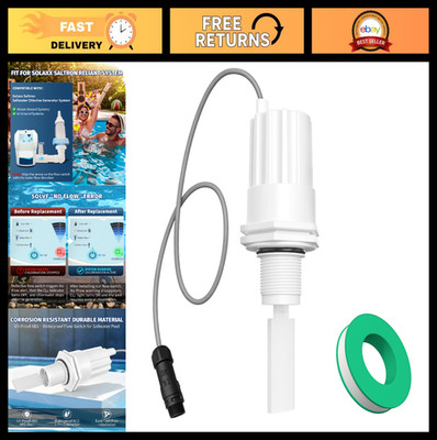 Paddle Flow Switch Replacement for Saltwater Chlorine Generator | M12 2-Pin, 3/4