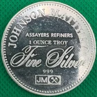 Johnson Mathey 1 oz .999 Silver Round Freedom from Slavery(708a)