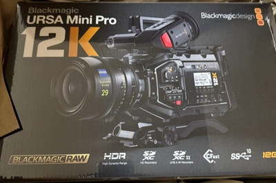 Blackmagic Design URSA Mini Pro 12K Cinema Camera CINEURSAMUPRO12K Touch Screen