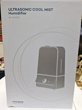 6L Ultrasonic Cool Mist Humidifier For Home New In Box . Black. 