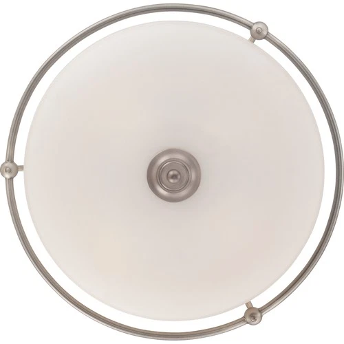 Quoizel GF1621 Nickel Griffin 4-Light 21"W Flush Mount Ceiling Fixture - Picture 7 of 12