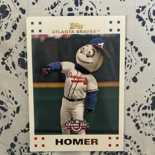 Topps Opening Day Homer #189 Atlanta Braves 2007 Baseball Card Rookie Base Set