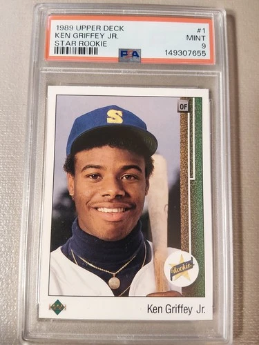 Upper Deck 1989 Ken Griffey Jr. Star Rookie #1 PSA 9 Seattle Mariners