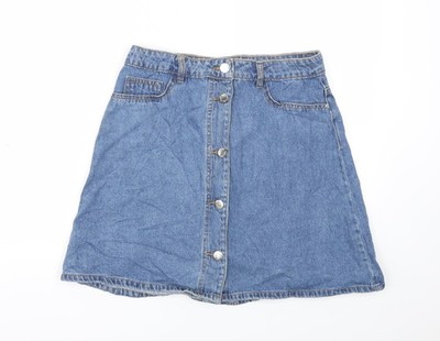 Noisy May Damen A-Linien Rock blau Größe XS