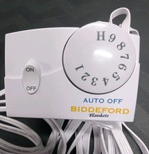 Biddeford TC11BA Analog Heated Electric Blanket Controller Auto Off 4 Prong