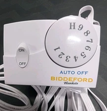 Biddeford TC11BA Analog Heated Electric Blanket Controller Auto Off 4 Prong 