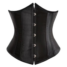 Waist Cincher Shaper Underbust Corset Lace Up Back