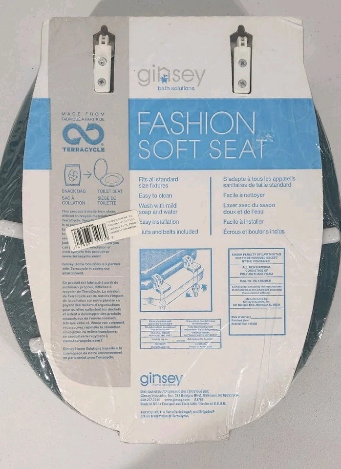 Nuevo asiento de inodoro suave sellado Ginsey, osos en madera forestal Foto 3 de 4