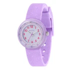 Tikkers Purple Glitter Strap Watch