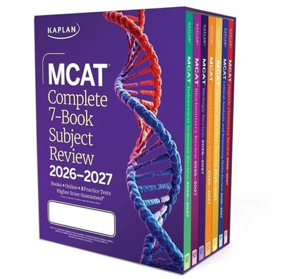 MCAT Complete 7-Book Subject Review 2026-2027, Set Includes Books, Online Prep..