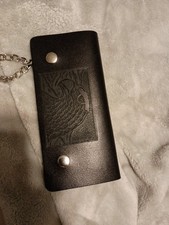 Men's Genuine Leather Eagle Wallet With Chain