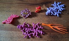 Playmobil aquarium 9060 plantes aquatiques corail roseau bougainvillier - TBE