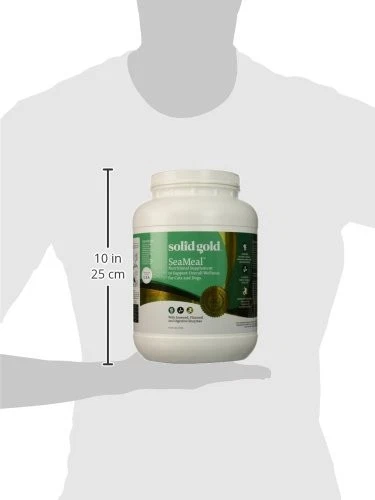 Piel y pelaje dorado sólido, suplemento de salud digestiva e inmune para perros y gatos; SeaMeal, Foto 3 de 4