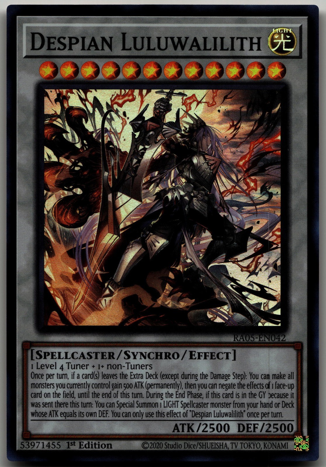 Despian Luluwalilith Super Rare Rarity Collection 5 RA05-EN042 LP
