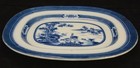 Antique Thomas Dimmock Blue Staffordshire 17" Platter Chinese Nanking Stag 1840 — photo 9
