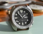 Vintage SEIKO Turtle Diver Automatic Watch 6309-7049 Faded Bezel Patina