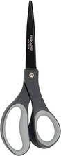 Fiskars 8" Comfort Grip Non-Stick Titanium All Purpose Scissors - Stainless Stee