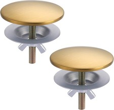 Kitchen Sink Hole Cover, 2 PCS Faucet Plate Stopper, Countertop Cap, Tap Blan...