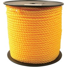Do it Best 5/16 In. x 400 Ft. Yellow Twisted Polypropylene Rope 741870 SIM