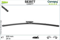 Valeo Wischblatt Scheibenwischer Canopy 583977 FüR Renault Clio 3 BR0 CR0 Megane