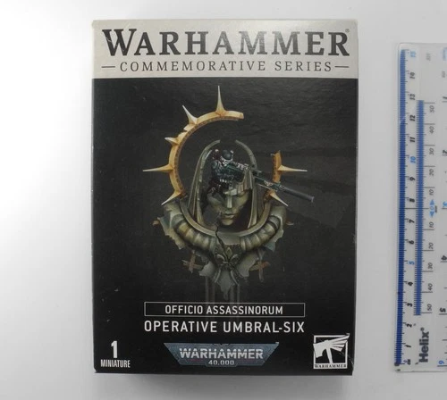 OPERATIVE UMBRAL-SIX Plastic Vindicare Assassin Warhammer 40K Commemorative 50