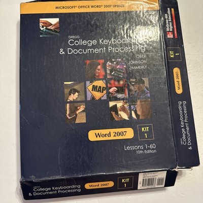 Gregg College Keyboarding & Document Processing Word 2007 Ober Johnson Zimmerly
