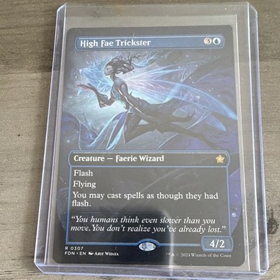 MTG Foundations High Fae Trickster 0307 Rare Borderless ENG 4/2
