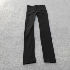 Spanx Black High Waisted Seamless Leggings Womens Medium Shaping Slimming Pants
